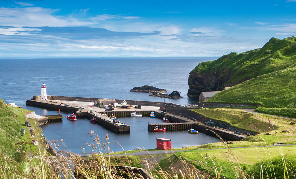 Lybster Harbour Illustration