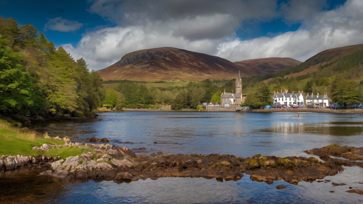 Invergarry Business Property Artistic Illustration